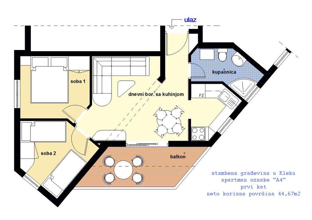 Apartment Iva Klek Exterior foto
